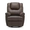 Tundra Rocker Leather Recliner (41043-32-BROADWAY-MINK) image 1