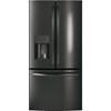 33-inch, 17.5 cu.ft. Counter-Depth French 3-Door Refrigerator with External Water and Ice Dispensing System (GYE18JBLTS) image 1