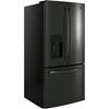 33-inch, 17.5 cu.ft. Counter-Depth French 3-Door Refrigerator with External Water and Ice Dispensing System (GYE18JBLTS) image 2