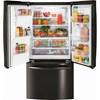 33-inch, 17.5 cu.ft. Counter-Depth French 3-Door Refrigerator with External Water and Ice Dispensing System (GYE18JBLTS) image 4