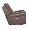 Fauteuil inclinable motorisé berçant Vega en cuir (41061-39-CLASSIC-ACORN) image 2