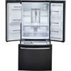 33-inch, 17.5 cu. Ft. Counter depth french-door refrigerator with integrated ice and water dispenser (PYE18HBLKTS) image 5