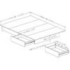 Step One Queen Platform Bed with Storage (10446) image 3