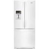 30-inch, 19.7 cu.ft. Freestanding French 3-Door Refrigerator with Exterior Water Dispenser with EveryDrop® Filtration (WRF560SEHW) image 1