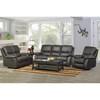 Reclining Leather Match Loveseat (T-1415C-L) image 2