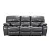 Pecos Reclining Leather Match Sofa (8480GRY-3) image 1
