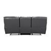 Pecos Reclining Leather Match Sofa (8480GRY-3) image 3