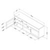 Adrian TV Stand with Cable Management (10563) image 9