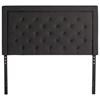 Rectangle Diamond Tufted Upholstered Headboard- Charcoal (Full) image 1
