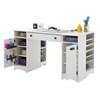 Artwork 7260727 Craft Table with Storage - Pure White image 3