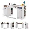 Artwork 7260727 Craft Table with Storage - Pure White image 4