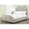 Full Upholstered Panel Bed (R-185D Full Bed - Grey) image 1