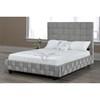 King Upholstered Panel Bed (R-186K King Bed - Silver) image 1