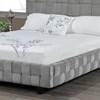 King Upholstered Panel Bed (R-186K King Bed - Silver) image 3