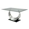 Orla Dining Table with Glass Top and Pedestal Base (CM3726T-TABLE) image 8