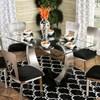 Nova Dining Table with Glass Top and Pedestal Base (CM3728T-TABLE) image 1