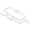 City Life TV Stand with Cable Management (9042675) image 6