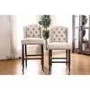 Sania Pub Height Stool (CM3324BK-BCW-2PK) image 7