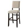 Sania Pub Height Stool (CM3324BK-BC-2PK) image 1