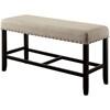 Sania Counter Height Bench (CM3324BK-PBN) image 1