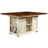 Sabrina Counter Height Dining Table with Pedestal Base (CM3199WC-PT-TABLE) image 1