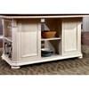 Sabrina Counter Height Dining Table with Pedestal Base (CM3199WC-PT-TABLE) image 2