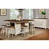 Sabrina Counter Height Dining Table with Pedestal Base (CM3199WC-PT-TABLE) image 8