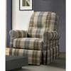 Fauteuil inclinable Lily en tissu (Lily 8055-Plaid) image 1