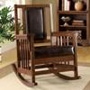 Apple Valley Rocking Leather Look Accent Chair (CM-AC6580-PU) image 1
