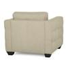Fauteuil fixe Barrett en tissu (77558-02-ECHOSUEDE-PUMICE) image 3