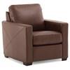 Fauteuil fixe Carlten en cuir (77342-02-TULSAII-TOBACCO) image 1