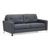 Causeuse fixe Dot en tissu (77781-03-ALPINE-GRAPHITE) image 1