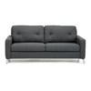 Causeuse fixe Dot en tissu (77781-03-ALPINE-GRAPHITE) image 2