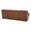 Durant Reclining Leather 4 pc Sectional (41098-66/41098-30/41098-30/41098-67-CLASSIC-SAHARA) image 4