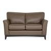 Causeuse fixe India en cuir (77287-03-TULSAII-UMBER) image 2