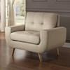 Deryn Stationary Fabric Chair (8327BE-1) image 1