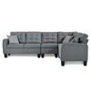 Sinclair Fabric 2 pc Sectional (8202GRY*SC) image 2