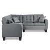 Sinclair Fabric 2 pc Sectional (8202GRY*SC) image 3