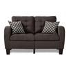 Sinclair Stationary Fabric Loveseat (8202CH-2) image 1