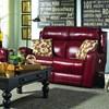 First Class Power Reclining Leather Loveseat (718-51P/906-42) image 1