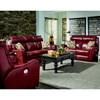 First Class Power Reclining Leather Loveseat (718-51P/906-42) image 2