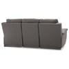 Causeuse inclinable motorisée Riley en cuir avec console (41055-68-MYSTIC-IRON) image 3