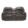 Causeuse inclinable motorisée Taurus en tissu avec console (41093-68-PALACE-STEEL) image 3