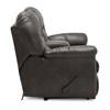 Causeuse inclinable motorisée Taurus en tissu avec console (41093-68-PALACE-STEEL) image 4
