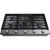 36-inch Built-in Gas Cooktop with Wi-Fi and Bluetooth Connected (NA36N7755TS/AA) image 2