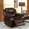 Pollux Leatherette Recliner (CM6981BR-CH) image 1