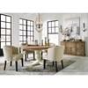 Round Grindleburg Dining Table with Pedestal Base (D754-50T/D754-50B) image 8
