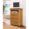 Santa Cruz 3-Drawer Media Chest (B57918AntHon) image 1