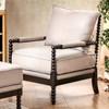 Sybil Stationary Fabric Accent Chair (CM-AC6140BG) image 1