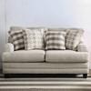 Christine Stationary Fabric Loveseat (SM8280-LV) image 1